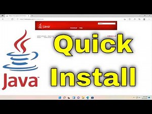 How To Install Java In Windows 11 PC /Laptop - Full Guide