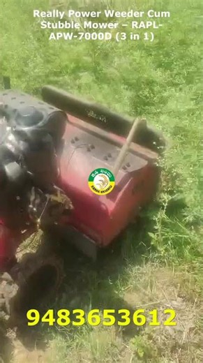 Really Power Weeder Cum Stubble Mower – RAPL APW 7000D 3 in 1