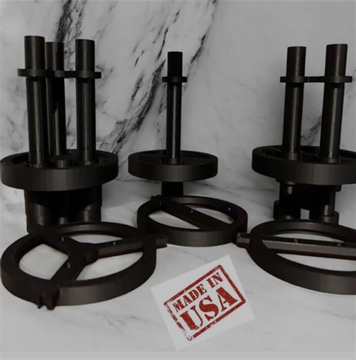 Round Candle Making Tools | Magnetized Base & Custom Wick Setters for 1-3 Wicks | DIY Candle Tools Made in USA - Etsy