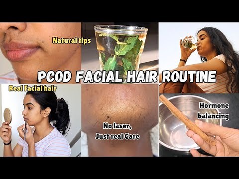 My Real Facial Hair Removal & Glowing Skin Routine| Natural Ways to Reduce Facial Hair🍃✨️