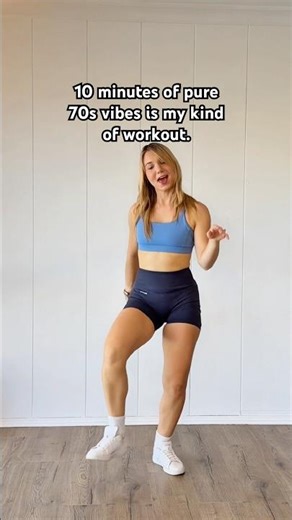 Try this 10 minute 70s dance workout, it’s a vibe 🕺. #danceworkout #stayinalive #70s #danceshorts