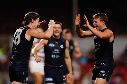 AFL practice match report: Blues finish pre-season with IKON Park win