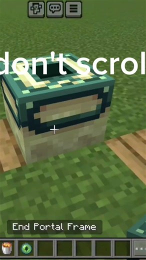 How To Make A End Portal Correctly #minecraft