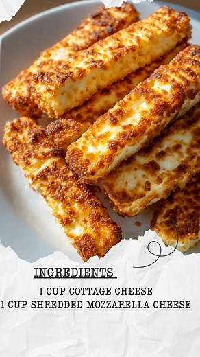 30K views · 167 reactions | 2-Ingredient Cottage Cheese Cheese Sticks...