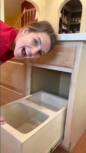 DIY Pull Out Trash Can