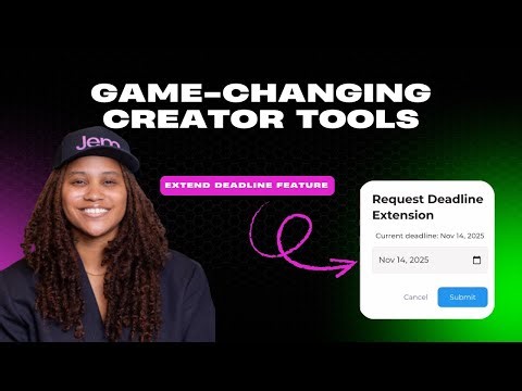 Game-Changing Creator Tools: Deadlines Made Easy