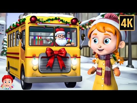 Holiday Wheels on the Bus + More Christmas Nursery Rhyme for Kids