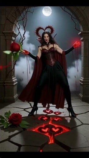 Bloody Vampire Dance 💃🩸 | Dark Romantic Horror... #Dance #lovestatus #scary