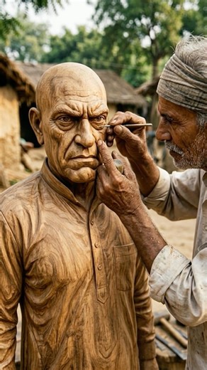 Amrish Puri Wooden Craft 💥 #craft #amrishpuri