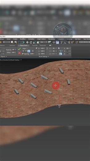 How to Use Object Paint Tool in 3ds Max #3dsmax #3dart #3d #design #3dmodelingtutorial #3danimation