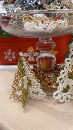 🎄𝓜𝓮𝓻𝓻𝔂 𝓒𝓱𝓻𝓲𝓼𝓽𝓶𝓪𝓼 🎄 幾年下來做左好多聖誕裝飾🎍，節日氣氛滿滿✨✨✨ @mc___h @lacerockersho @ka_ryun | Lazy Daisy Tatting