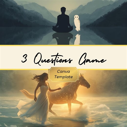 3 Questions Game Self-discovery, Reflection & Personality Insight Activity Inspired by Teal Swan - Etsy