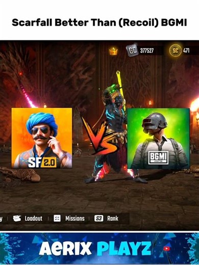 Recoil Difference 😱 | BGMI vs ScarFall | Fps Dekh Ke Shock Ho Jaoge! #shorts