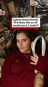 16K views · 82 reactions | Meet the Londoner turned TikTok sensation over her love of scissors ✂️. #london #londonnews #tiktok #scissors #hobby #obsessed @cydneyharding | BBC London | Facebook