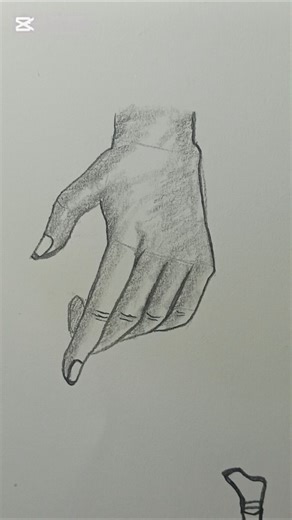 How I Draw hand Tutorial #drawing #howtodraw #art #shorts