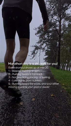 16K views · 237 reactions | The marathon doesn’t hide your habits —...