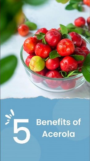 Benefits of Acerola: A Superfruit for Your Health! 🍒 #acerola