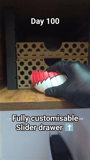 3D Print Your Own Infinite Slide Drawers! Day 100 of The Source Code #3dprinting