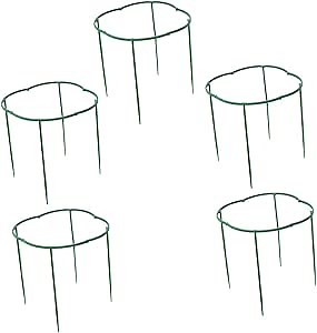 Bean Trellis for Raised Bed 20pcs Stand Support Ring Plastic Shelf Crab Claw Orchid Orchid Support Stakes