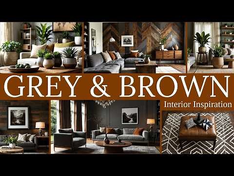 65+ Grey and Brown Living Room Ideas | Cozy & Stylish