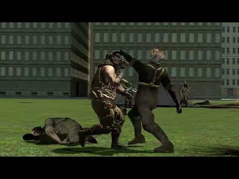 NAZI ZOMBIES VS RESIDENT EVIL 4 GANADOS (GMOD NPC BATTLES)