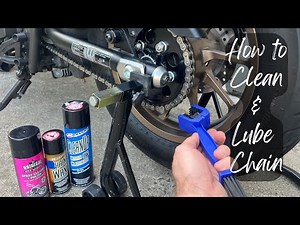 How to Clean and Grease Motorcycle Chain - Honda Rebel 500