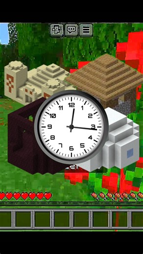 Minecraft But Structures Randomly Spawn Everywhere 😱 | #shorts