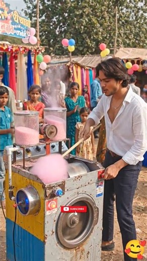 Washing Machine Se Bana Di Cotton Candy Machine 😱🍭 #Shorts