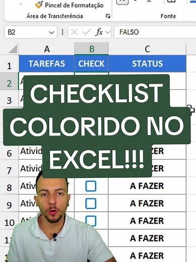 Checklists Coloridos no Excel: Organize suas Tarefas!