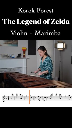 Issara Duo on Instagram: "“Korok Forest” from The Legend of Zelda: Breath of the Wild but it’s violin and percussion Music by: Manaka Kataoka, Yasuaki Iwata, Hajime Wakai Full video available on YouTube, link in bio ⬆️ Follow us for more +論 #thelegendofzelda #thelegendofzeldabreathofthewild #legendofzelda #zelda #zeldabotw #zeldabreathofthewild #nintendo #nintendoswitch #nintendoswitchgames #videogames #videogamemusic #vgm #music #violin #percussion #marimba"