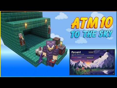 ATM10 To The Sky - Ep 03 - Smithing Template And Apotheosis!