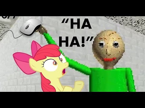 BALDI KIDNAPPED MY MOUSE! | Apple Bloom Plays BALDIS BASICS PART 3