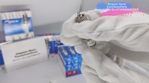 PK8 TORCH F6TC Spark Plug 131-047 Replace for NGK BP6ES Spark Plug, for Bosch W6D Spark Plug, for CHAMPION N9YC Spark Plug, for Honda GX140 GX160 GX200 5.5hp 6.5hp Engine Generator, OEM