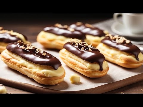 Eclairs Recipe Light, Creamy & Irresistibly Delicious