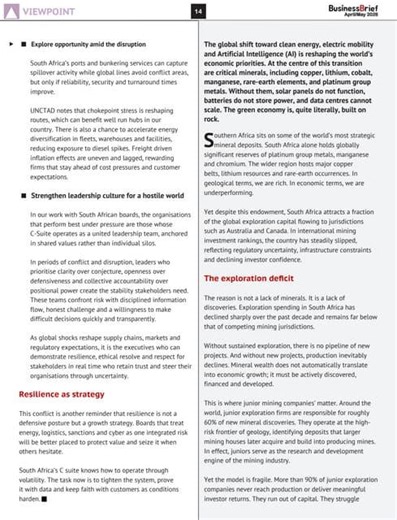 Unlocking Southern Africa s Mineral Potential: Integrated Junior Mining Strategies for Economic Growth | James AH Campbell