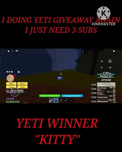 INSANE KITTSUNE AND TTK COMBO