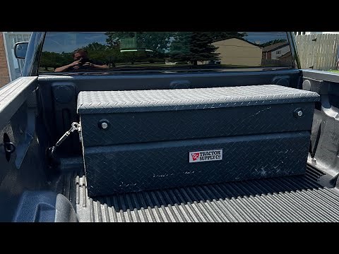 Mounting tool box with NO DRILL method!!