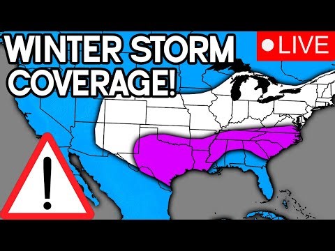 Breaking: Live Winter Weather Coverage For Historic Ice And Snow Storm Across 30 States (Part 3)