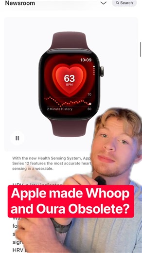 Did Apple Just Kill The Whoop Strap? (Apple Watch Series 12)