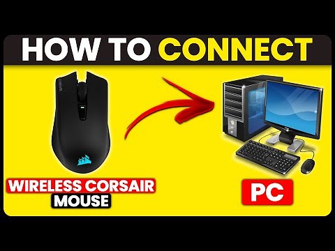 How To Connect Corsair Wireless Mouse To PC (How To Pair Corsair Wireless Mouse To PC)