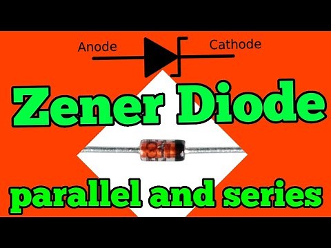 Zener diode !! zener diode in parallel and series