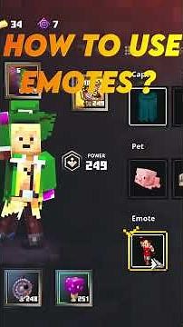 How To Use Emotes In Minecraft Dungeons?