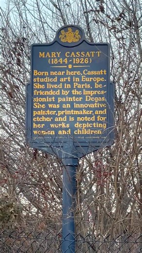 Ellen Kotzin on Instagram: "Mary Cassatt was from the burgh. #art #pittsburgh #painting #pennsylvania"