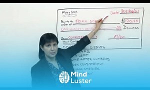 Mind Luster - Learn Practical English How to write a check