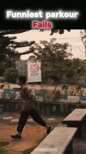 Funniest Parkour Fails 🏃‍♂️😅 #funny #shortsfeed #shorts #tranding #parkour #funnyfails #fail