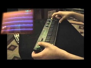 Circuit Bent Casio SA-2 / Blue n' Green / Video Mod