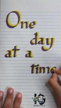 Calligraphy Sentence ✍️✨Turning words into art with smooth strokes and clean lines.