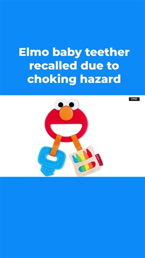 Skip Hop recalls Sesame Street Elmo Teether over choking risk