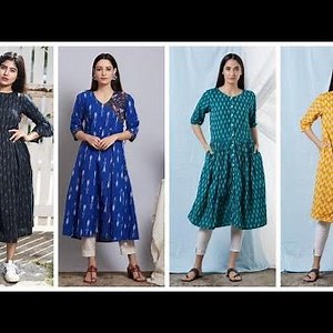45+ Latest ikat Kurti designs / summer ikat kurti and frock designs 2020
