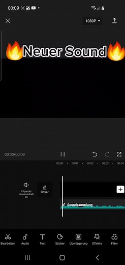 Video Editing App Interface Overview
